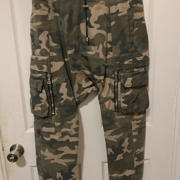 Balmain joggers pants slouch fit camo RARE